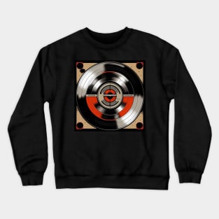 Vinyl Record Artwork Grunge Crewneck Sweatshirt